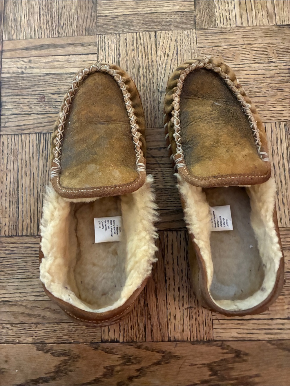 L.L. Bean Women's Wicked Good Venetian Slippers, Shearling Lined Suede